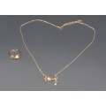 Valentinstag &quot;Love&quot; mit Diamant-Halskette mit Ring-Set (XJW13557)